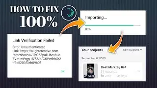 👍Link Verification Failed Fix Alight Motion Problem server connection failed Rcf creation guruji