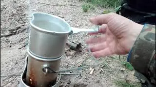 Котелок СССР- печка- щепочница, плюс котелок ВДВ СССР