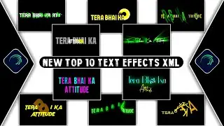 Top 10 Alight Motion Text Animation Presets | Text Effect Alight Motion/Text Animation Alight Motion
