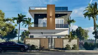 30'X40' Duplex 3 bedroom House Design with car parking space