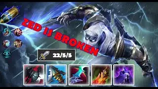 XIAO CHAO MENG 【XCM】 Playing ZED Mid and Carrying the game