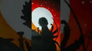 Navratri oil pastels drawing 🌸🌸 Navratri special drawing  #viral #trend #trending #navratrispecial