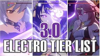 Genshin Impact 3.0 Tier List - All Electro Characters Ranked