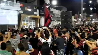 Flamengo final da  libertadores  Flamengo x River Plate, reação da torcida, Itaporanga pb