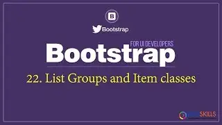 22.Bootstrap List Groups tutorial in telugu
