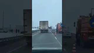 Жуткое ДТП с двумя погибшими на трассе М9 возле Волоколамска