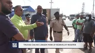 TRUCKS CAN NO LONGER PARK AT RUIMVELDT RESERVE
