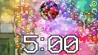 5 Minute Timer With Music For Classroom [Among Us]