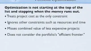 Project Portfolio Management - Maximizing Project Portfolio Value With Real Optimization