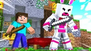 Funtime Foxy And Lolbit Help The Enemy Team (Minecraft Fnaf Roleplay Adventure)