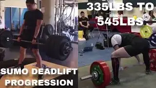 NSUNS 531 1 Year Deadlift Results 335LBS-545LBS