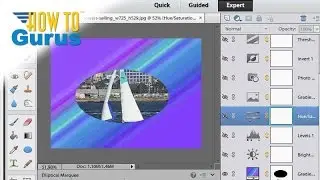 How to Create a Layer Mask in Adobe Photoshop Elements 15 14 13 12 11 Tutorial