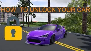 How to unlock you car in SW FL roblox!!!