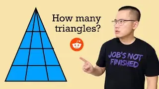 Math for fun: how many triangles? Reddit r/theydidthemath