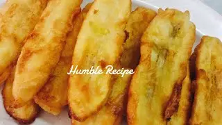 Easy Homemade Crispy BANANA FRITTERS | Pisang Goreng