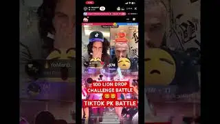 100 LION DROP CHALLENGE BATTLE 😳🔥🦁#shorts #alizehjamali #aayush #pubgmobile #cr7horaa #pubgmobile