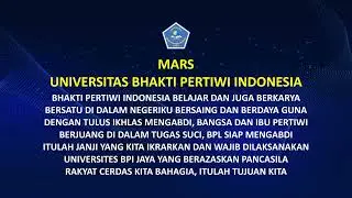 MARS UNIVERSITAS BHAKTI PERTIWI INDONESIA