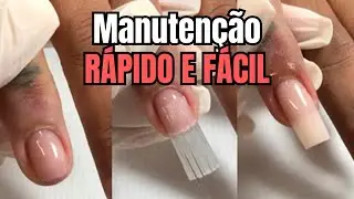Manutenção de de Unha de Fibra Rápido e Fácil