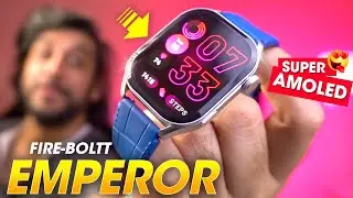 The *BIGGEST AMOLED* Display Smartwatch You Can Buy! ⚡️ Fire-Boltt EMPEROR Smartwatch Review