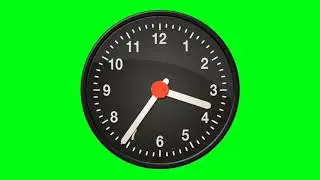 Clock Green Screen No Copyright || Green Screen Real Clock