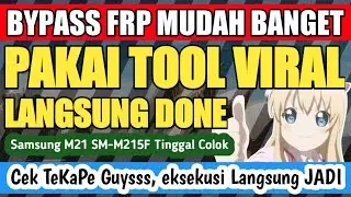 Very Easy Bypass FRP Android 12 Samsung M21 (SM-M215F), Just Plug It Automatically Done