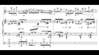Carter - Flute Concerto (2008) (piano reduction)