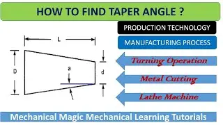 TAPER ANGLE | HOW TO FIND TAPER ANGLE | GATE | METAL CUTTING