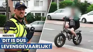 Schok tijdens fatbike-controle: 'Een torpedo!'