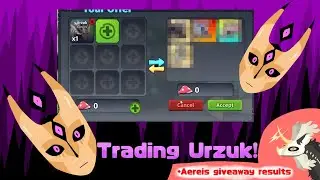 TRADING URZUK! 🎭💜+Aers Giveaway results💫 || Creatures of Sonaria