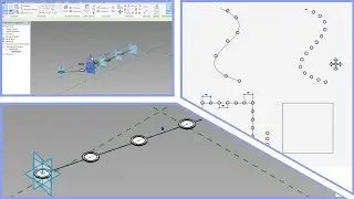 #Revit Повторяющийся объекты по пути, лучше чем массив. (Objects on the path, better than an array)