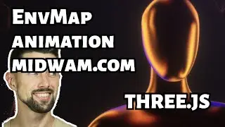 Replicating amazing midwam.com look with #threejs