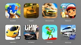 Payback 2,Car Parking Multiplayer 2,3D Driving Class,Sonic Boom 2, Stunt Car Extreme,Bowmasters