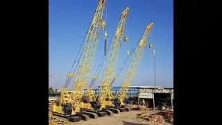 KOBELCO CKE900G transporting crawler crane