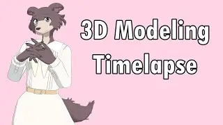 【Blender】Beastars - Juno 3D Modeling Timelapse
