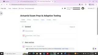 Moodle Adaptive Testing Demo for Actuarial Exam