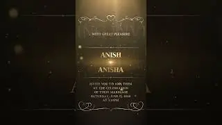 CINEMATIC SAVE THE DATE || WHATSAPP INVITATION CARD || ADOBE AFTER EFFECTS 2022 || APVL INDIA