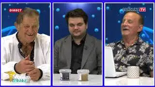 ColagenPLUS, brand românesc.Dorel Vișan și  Vlad Cotoi, director colagenPLUS, cu dr. Mircea Frențiu.
