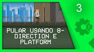 PULAR USANDO 8 DIRECTIONS + PLATFORM - Curso Beat'em Up / Brawler Aula 3 [CONSTRUCT 2]
