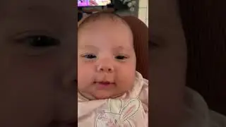 Only one month and a half old,she knows how to reply me ❤️❤️❤️smile and she tried to talk❤️❤️❤️love!