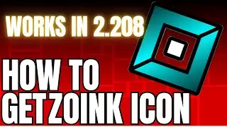 (WORKS IN 2.208) HOW TO GET ZOINK ICON 😮 | Geometry Dash Tutorial