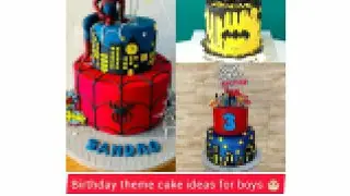 birthday theme cake for boys