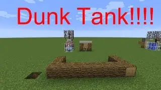 How to build a dunk tank in minecraft