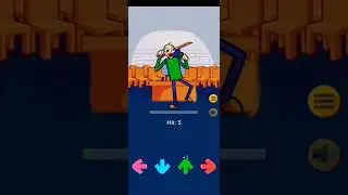 Baldi Test FNF Baldi's Basics in Funkin' Mod Friday Night Funkin' #shorts #fnf #test #fnftests