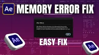 How To Fix After Effects Out Of Memory Error on MacBook | Tutorial 2025 |