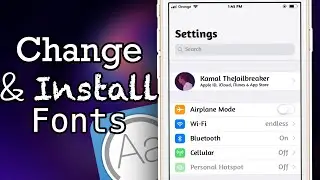 HOW to Change Font in your device on iOS 12 - 12.1.2