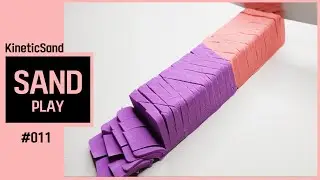 Kinetic Sand Comfortable sand sounds ASMR 011