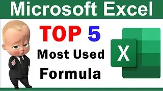 Top 5 Excel Formula || Most useful excel formula || 5 Most Important Excel formula || @SpellofExcel
