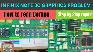 ALL Infinix  techno  display graphic problem solution || How to read Borneo step by step repair 💯🆗✅
