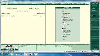 Ledgers Creation in TALLY ERP