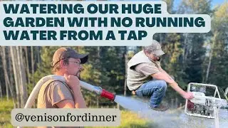 How To Water A Garden Without Running Water From a Tap.